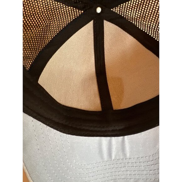 Rayados White & Black Trucker Cap With Logo Adjustable Snapback Mesh Hat - Picture 5 of 5